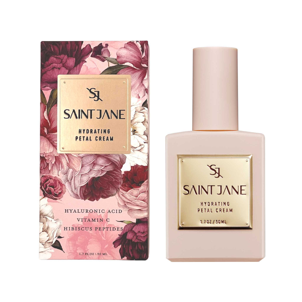 Saint Jane Hydrating Petal Cream |Hyaluronic Acid, Peptides + Vitamin C Daily Moisturizer